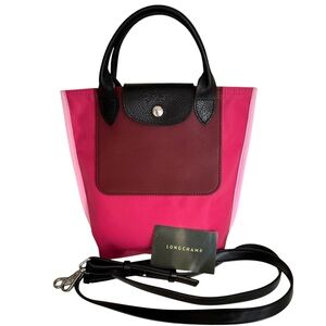 Longchamp Le Cabas Re Play XS Tote Crossbody Magenta